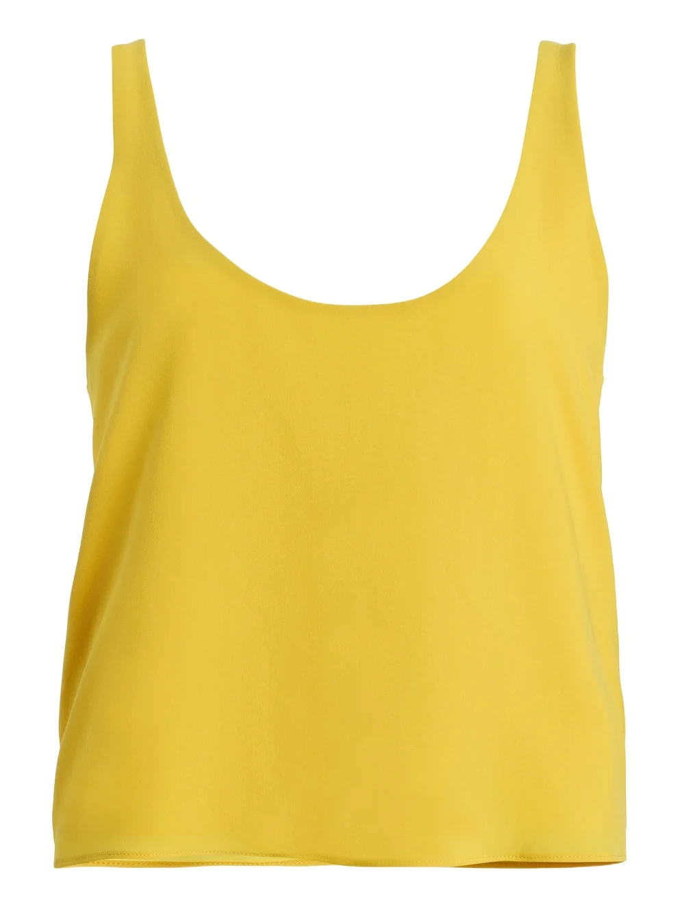 LESET Ari Crepe Scoop Tank Top