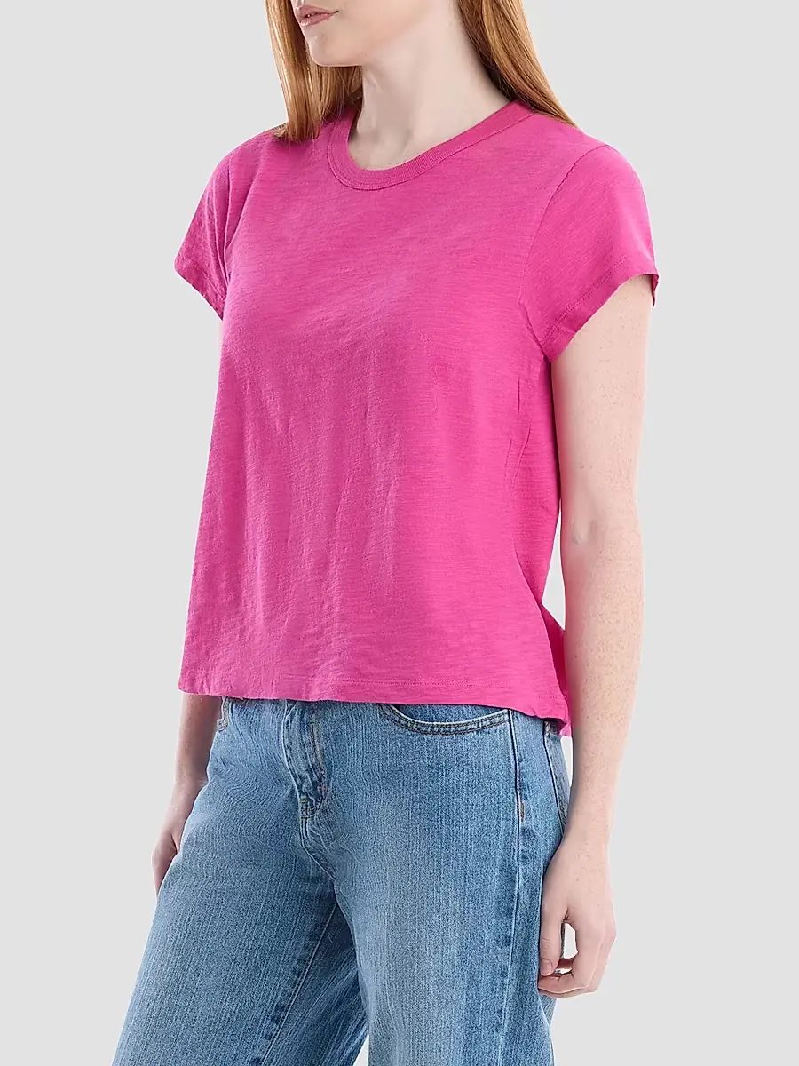 Wilt Women's Baby Fit Crew T-Shirt - Rose Violet | Thumbnail 5 Wilt Women's Baby Fit Crew T-Shirt - Rose Violet | Thumbnail 5