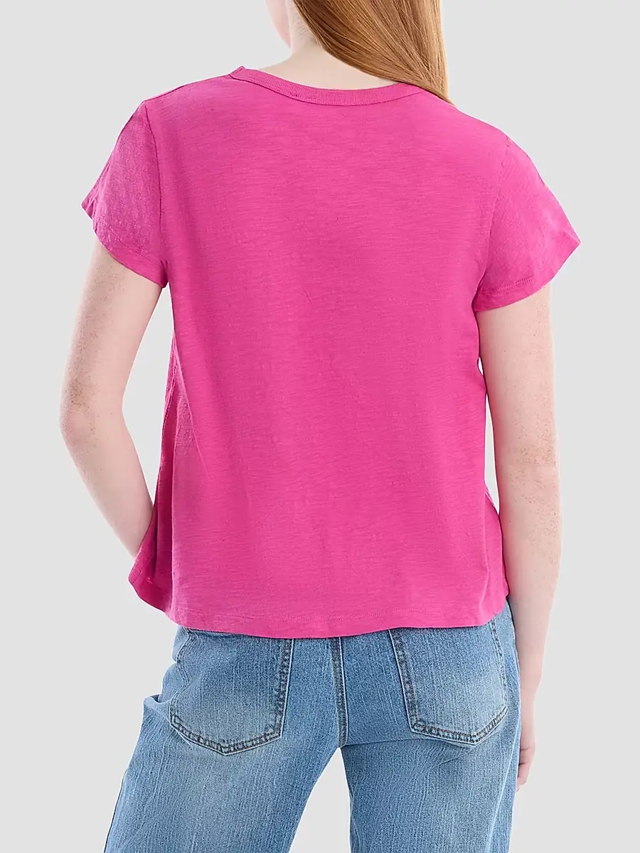Wilt Women's Baby Fit Crew T-Shirt - Rose Violet | Thumbnail 6 Wilt Women's Baby Fit Crew T-Shirt - Rose Violet | Thumbnail 6