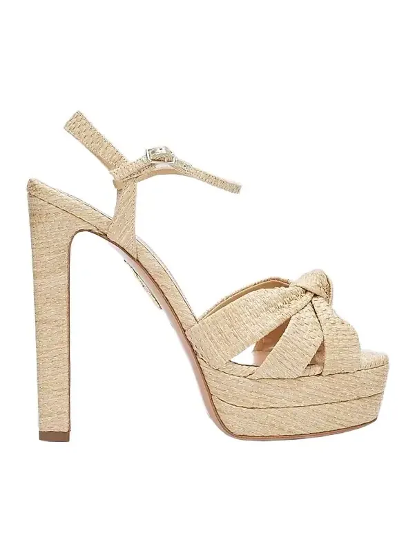 Women's Nina Raffia 130MM Platform Sandals Women's Nina Raffia 130MM Platform Sandals