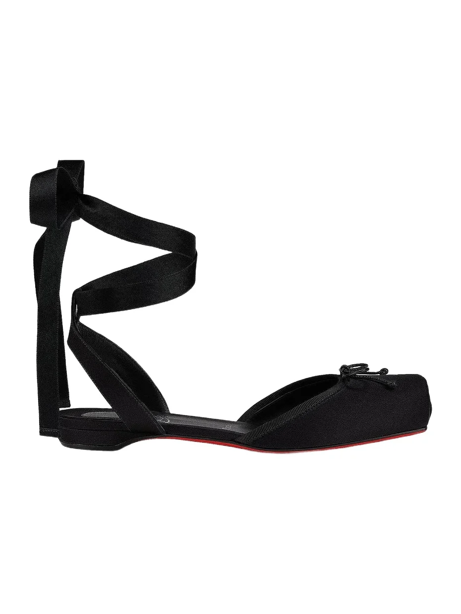 Christian Louboutin Women's Cassia Lace Up Flats