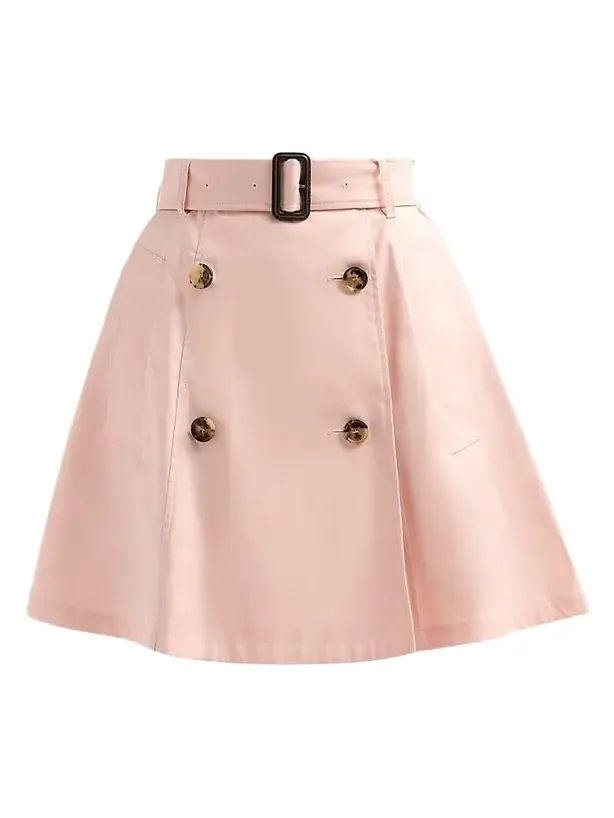 Women's Josselyn Cotton Gabardine Trench Mini Skirt