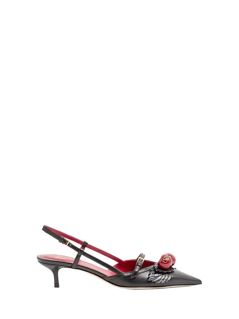 Valentino Women's Cherryfic Slingback 45MM Pumps