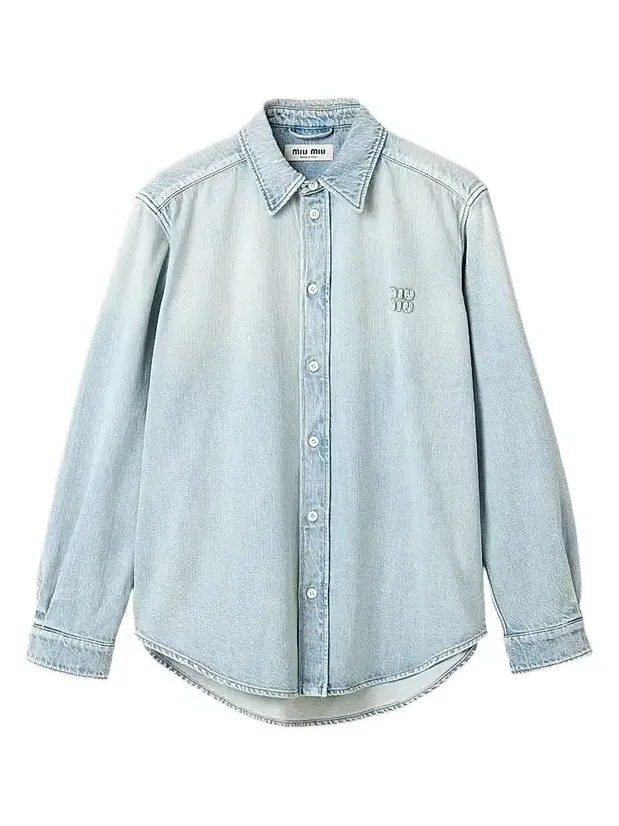 Women's Washed Denim Shirt Women's Washed Denim Shirt