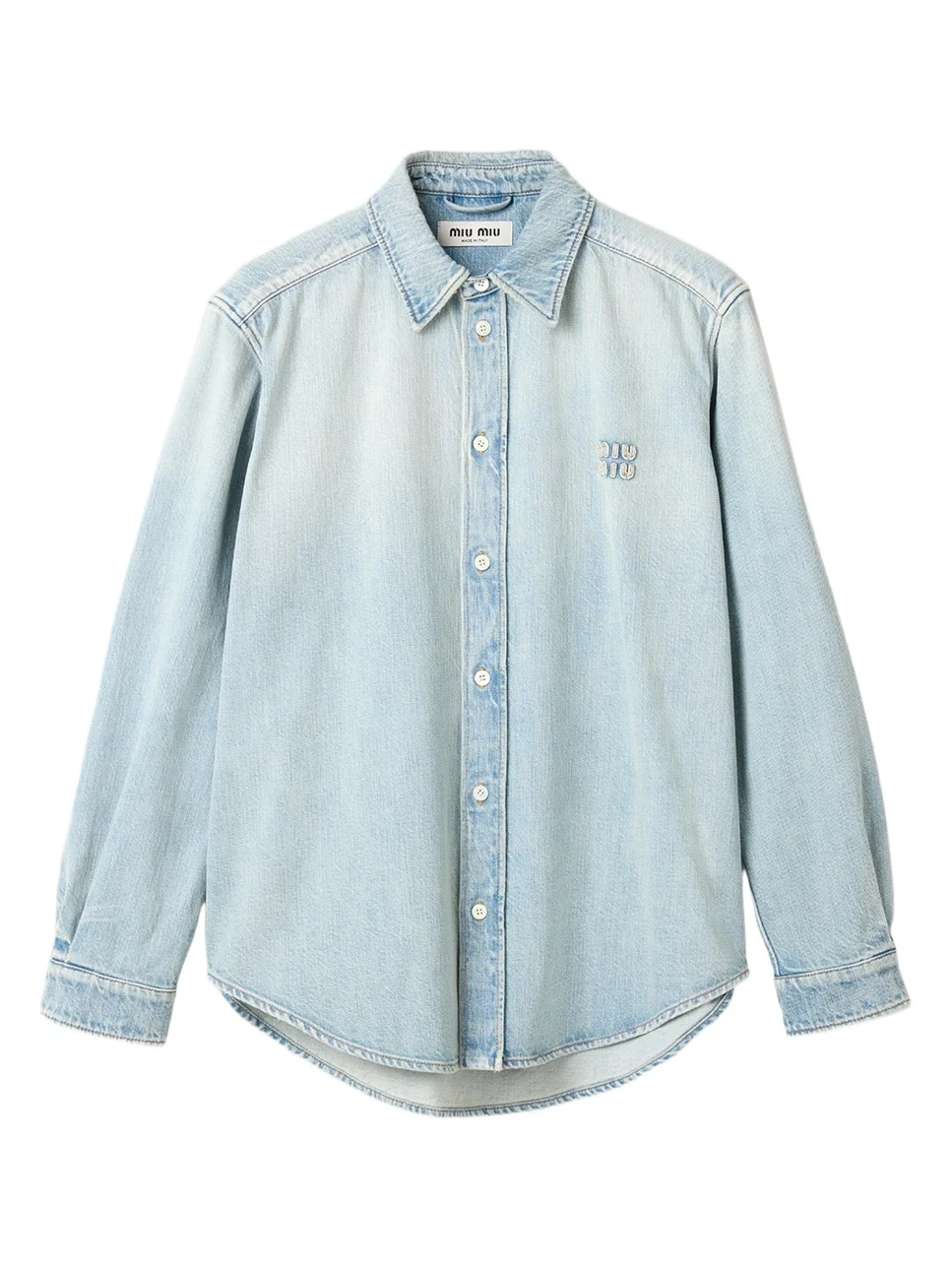 Miu Miu Women's Washed Denim Shirt