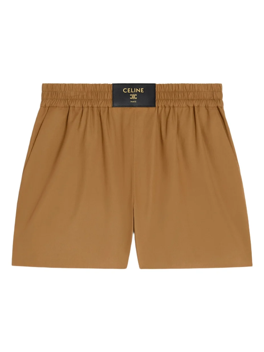 Celine SHORTS IN COTTON AND LINEN CLOTH