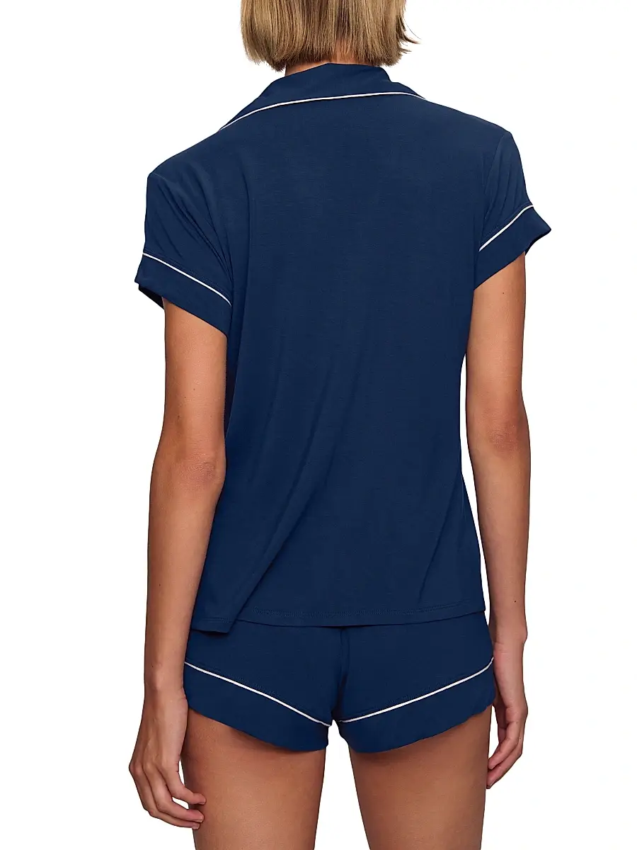 Eberjey Women's Gisele 2-Piece Shortie Pajama Set | Thumbnail 4