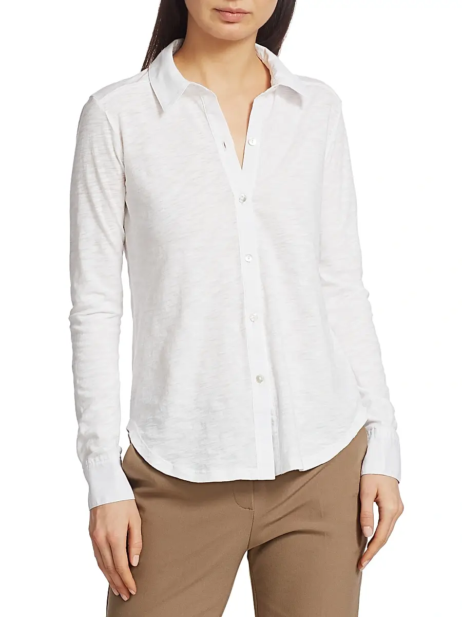 Theory Women's Riduro Organic Cotton Shirt | Thumbnail 3
