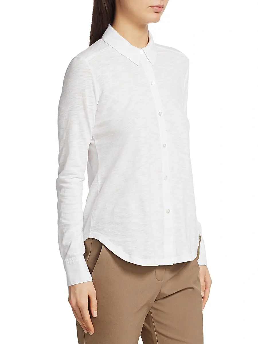 Theory Women's Riduro Organic Cotton Shirt | Thumbnail 4