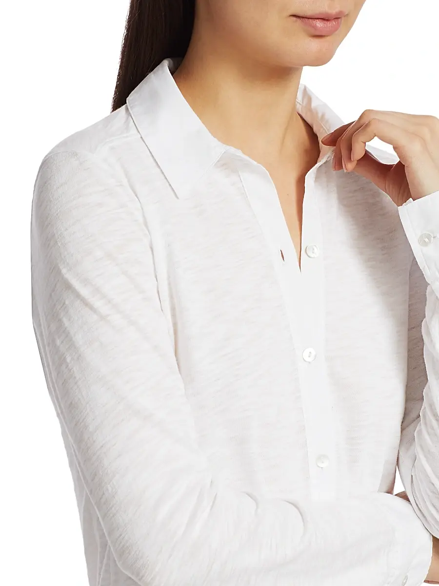 Theory Women's Riduro Organic Cotton Shirt | Thumbnail 6