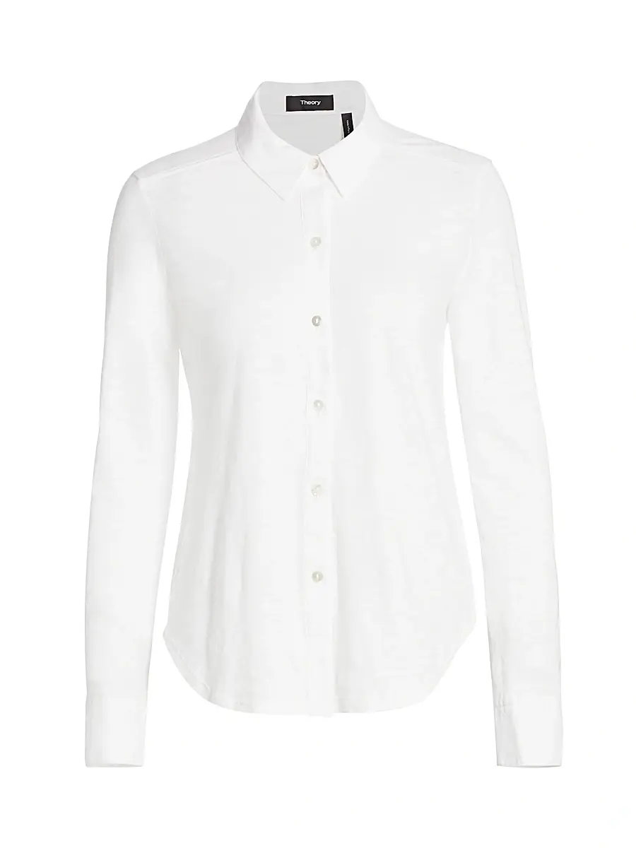 Theory Women's Riduro Organic Cotton Shirt