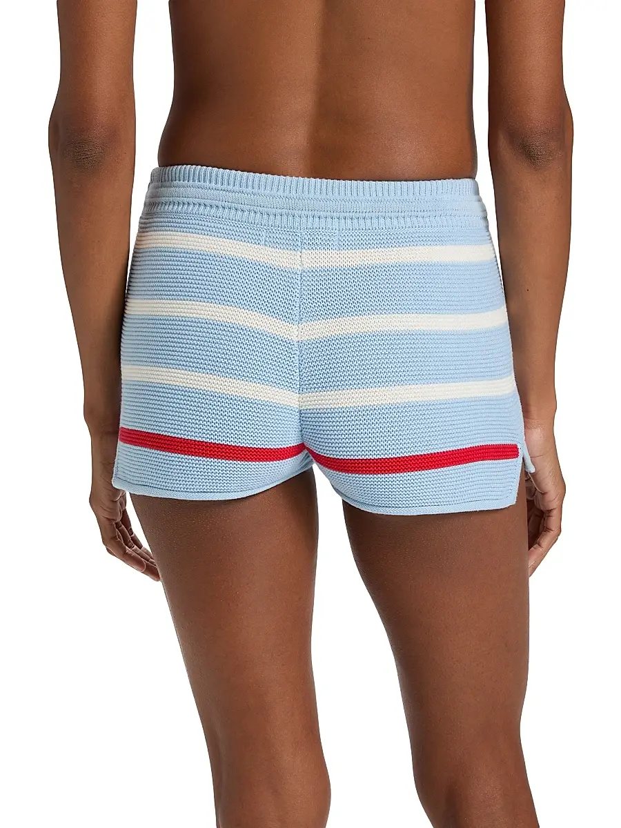 Solid & Striped Women's The Hudson Stripe Knit Shorts | Thumbnail 5 Solid & Striped Women's The Hudson Stripe Knit Shorts | Thumbnail 5
