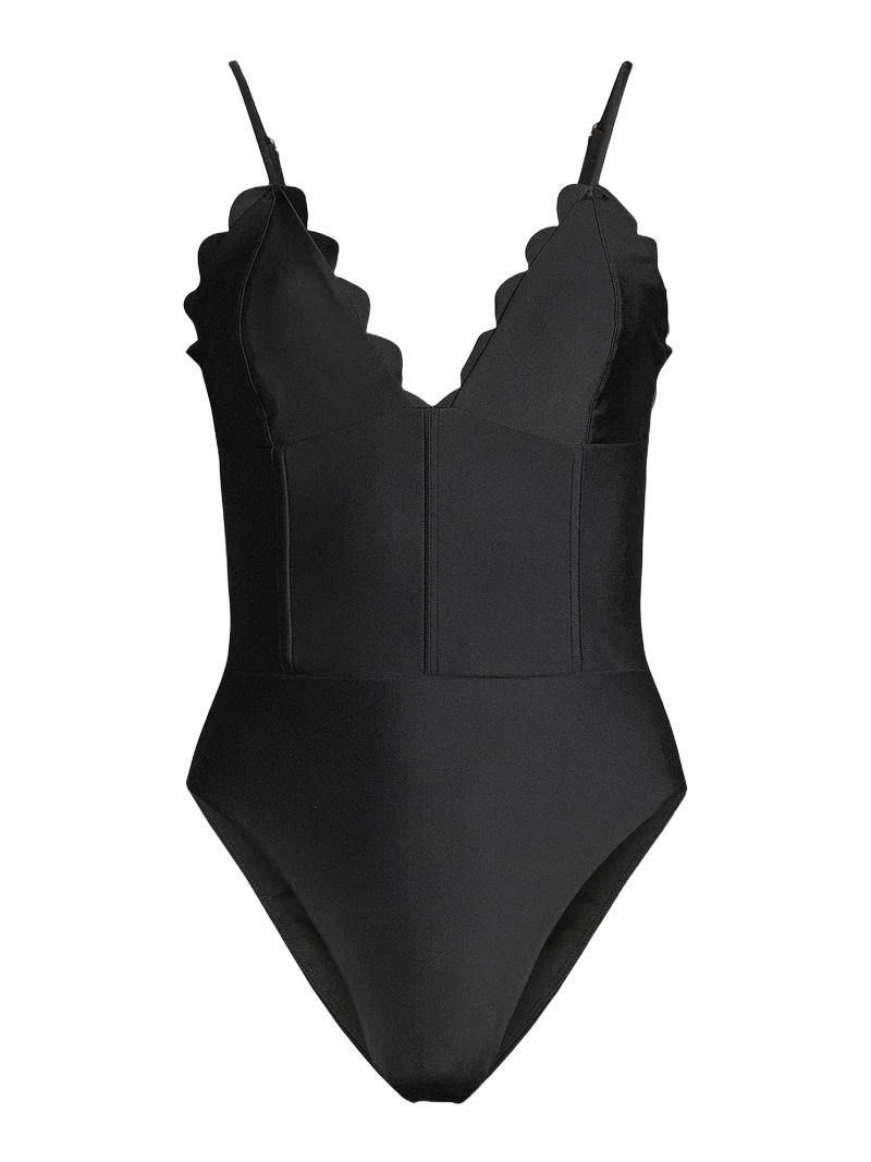 Women's Mikayla Scalloped One-Piece Swimsuit Women's Mikayla Scalloped One-Piece Swimsuit
