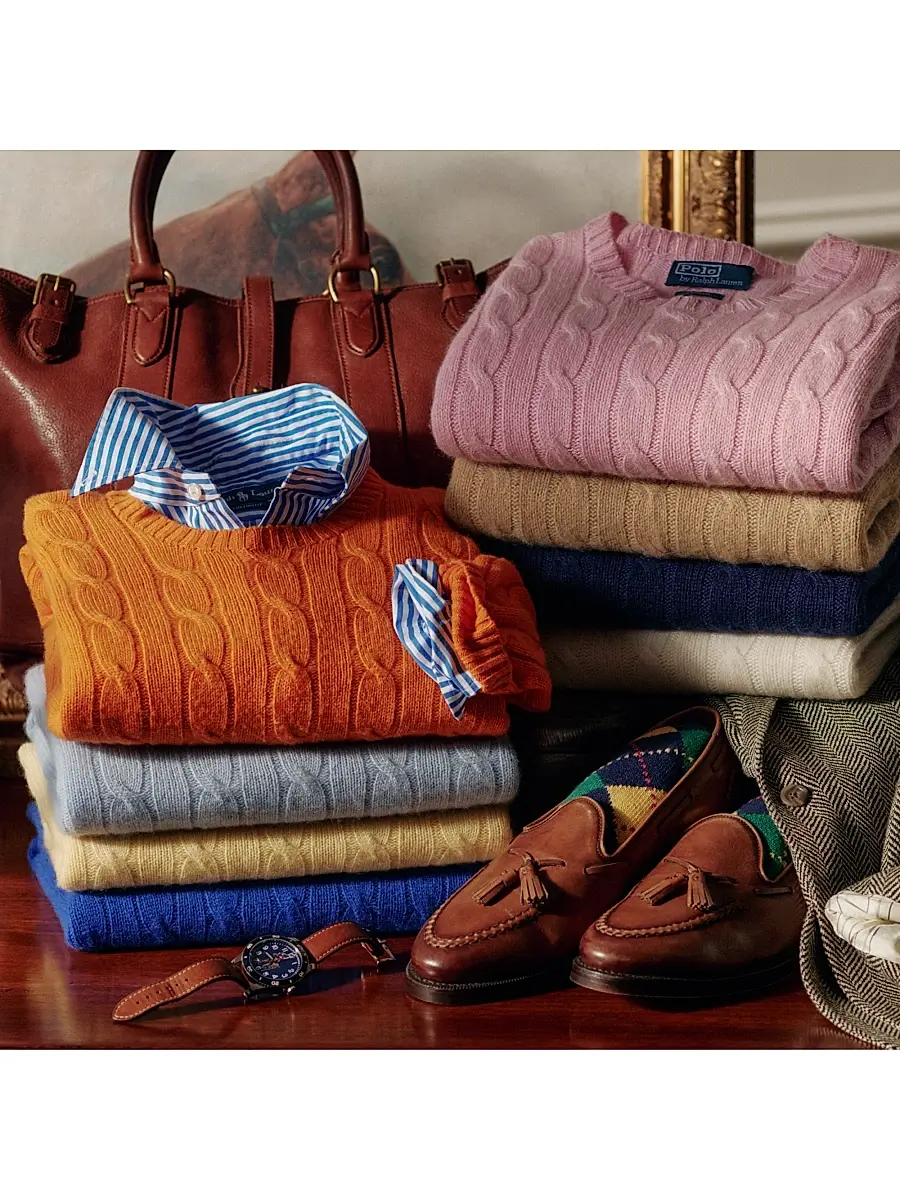 Polo Ralph Lauren Men's Cashmere Cable-Knit Sweater | Thumbnail 6