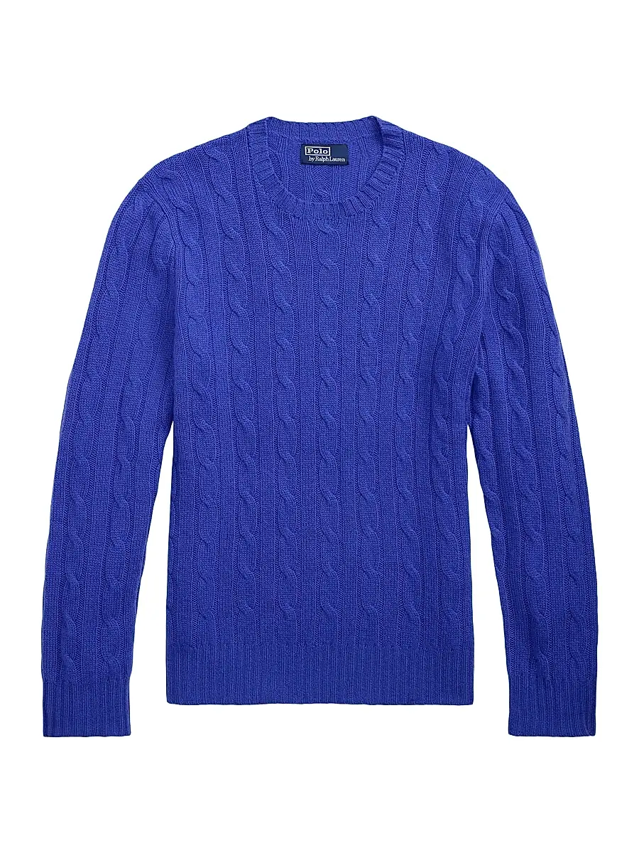 Polo Ralph Lauren Men's Cashmere Cable-Knit Sweater