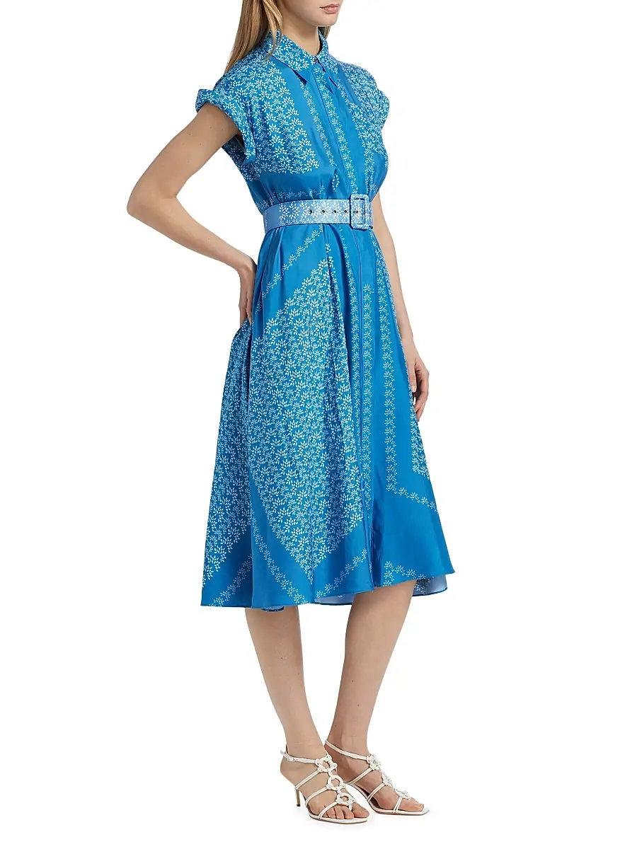 Toccin Women's Serena Floral Belted Shirtdress | Thumbnail 4 Toccin Women's Serena Floral Belted Shirtdress | Thumbnail 4