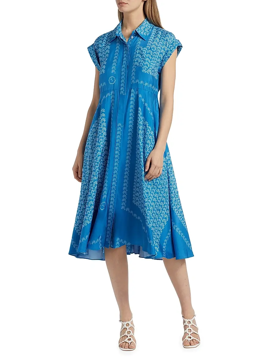 Toccin Women's Serena Floral Belted Shirtdress | Thumbnail 6 Toccin Women's Serena Floral Belted Shirtdress | Thumbnail 6