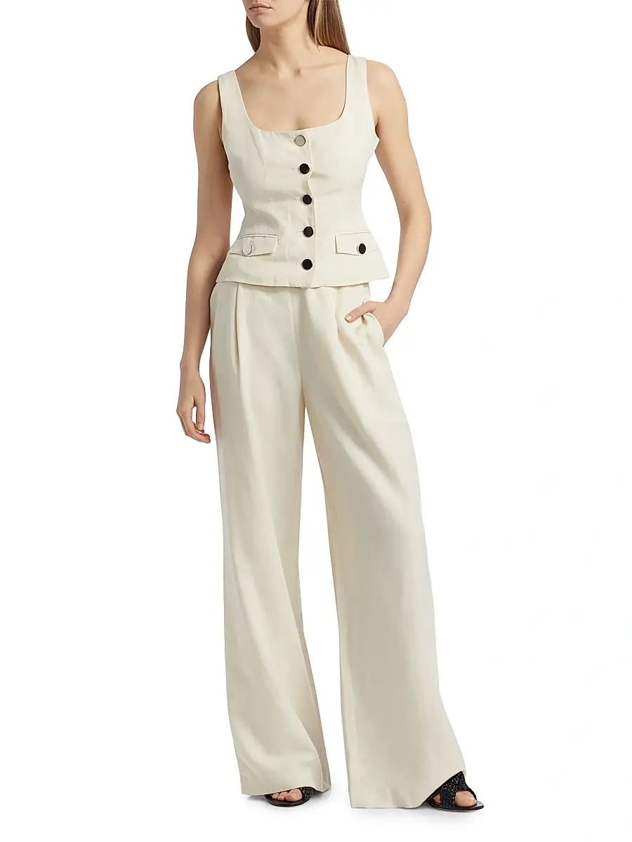 Toccin Women's Georgia Cotton-Blend Top | Thumbnail 2 Toccin Women's Georgia Cotton-Blend Top | Thumbnail 2