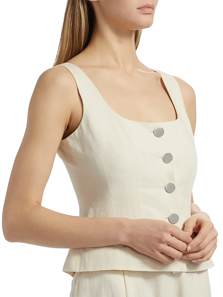 Toccin Women's Georgia Cotton-Blend Top | Thumbnail 6 Toccin Women's Georgia Cotton-Blend Top | Thumbnail 6