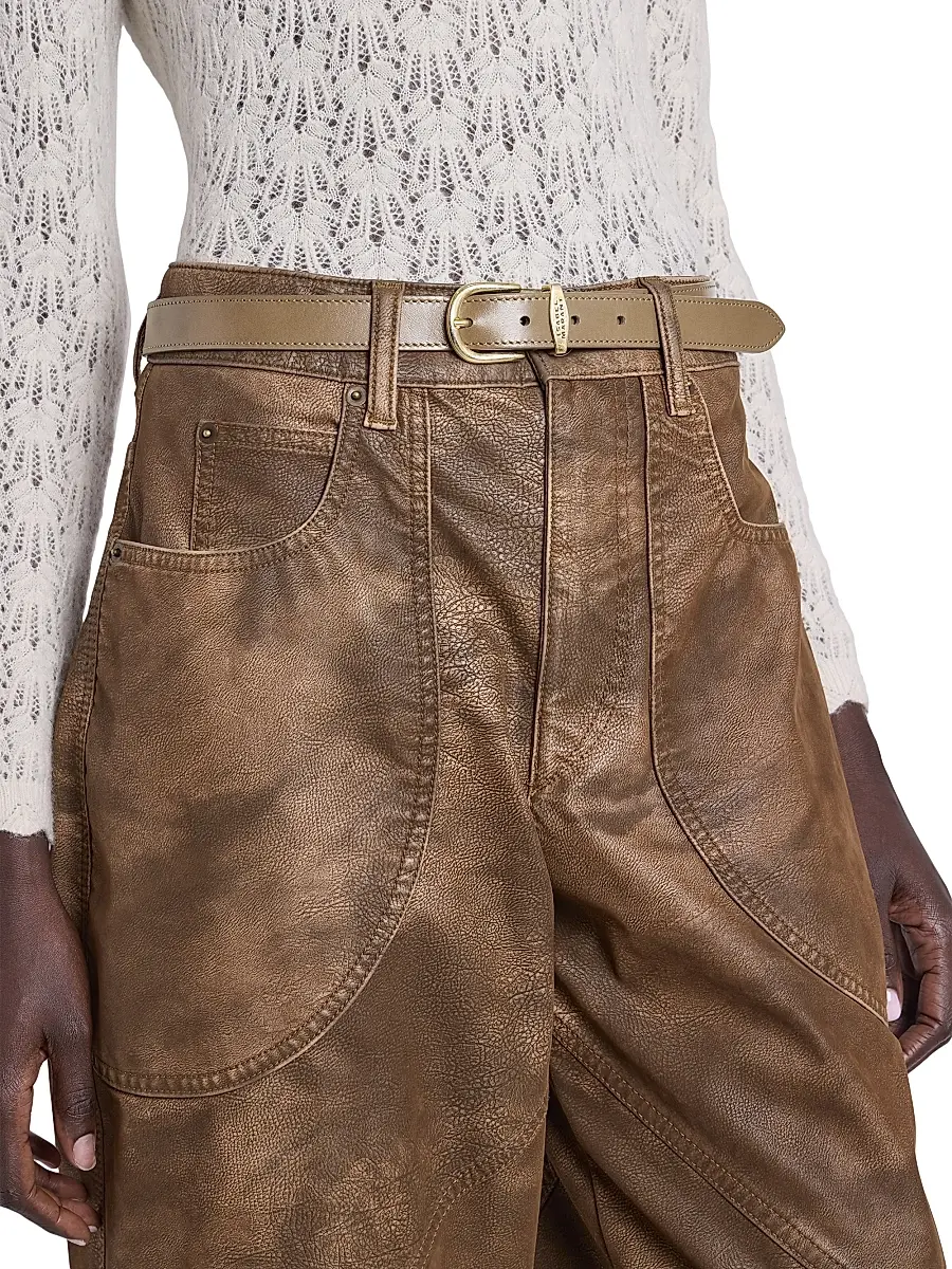 Isabel Marant Women's Zadd Leather Belt | Thumbnail 2 Isabel Marant Women's Zadd Leather Belt | Thumbnail 2