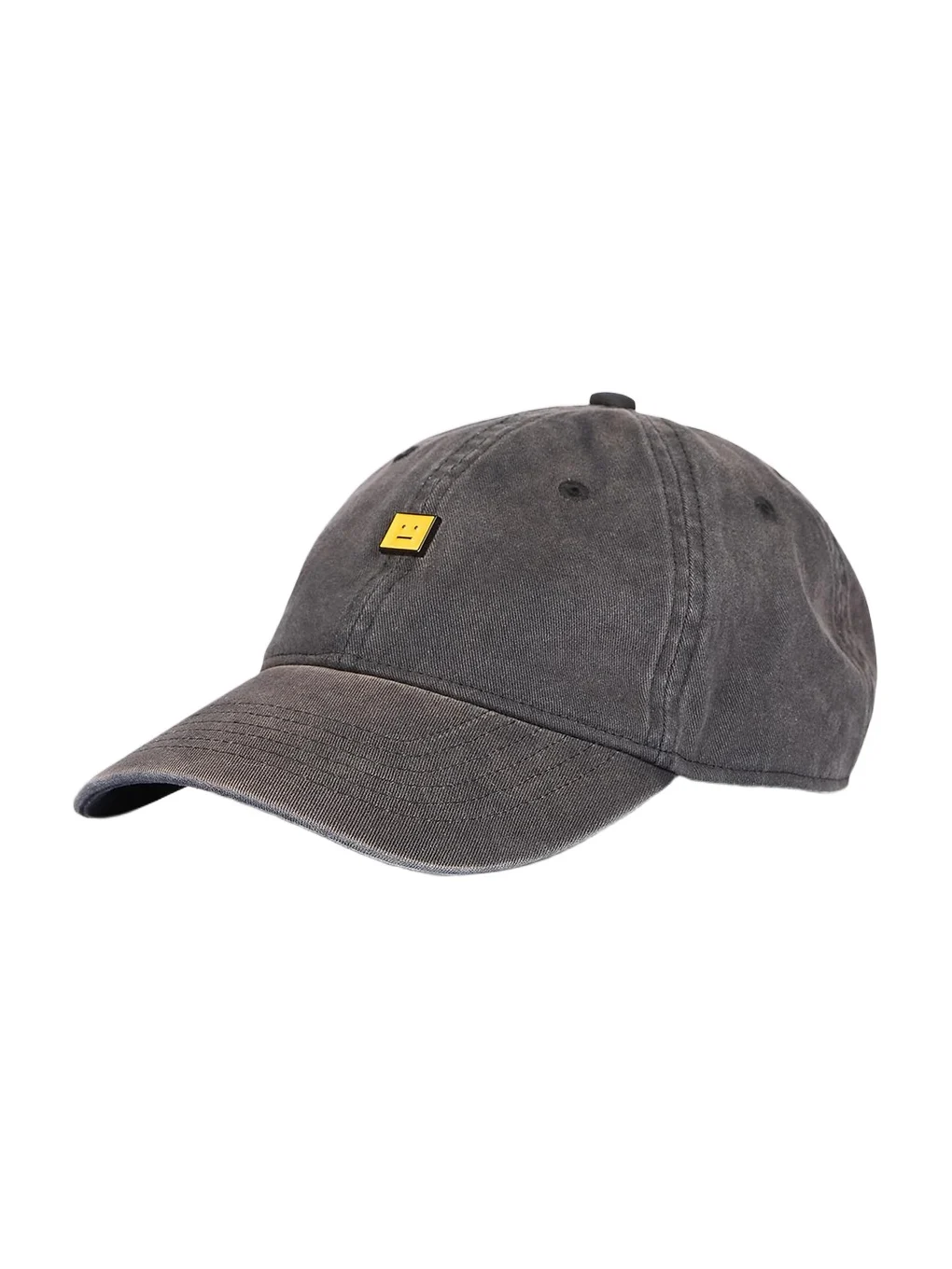 Acne Studios Men's Cunov Face Canvas Baseball Cap