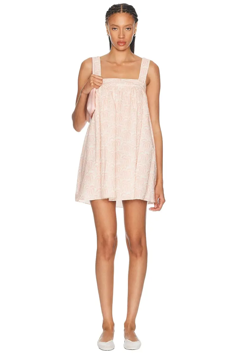 Babydoll Linen Mini Dress Babydoll Linen Mini Dress