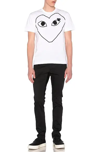 Comme des Garçons PLAY Black Emblem Cotton Tee | Thumbnail 5 Comme des Garçons PLAY Black Emblem Cotton Tee | Thumbnail 5