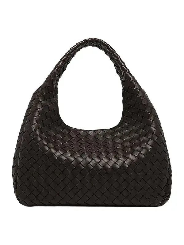 Women's Campana Large Intrecciato-Leather Shoulder Bag Women's Campana Large Intrecciato-Leather Shoulder Bag