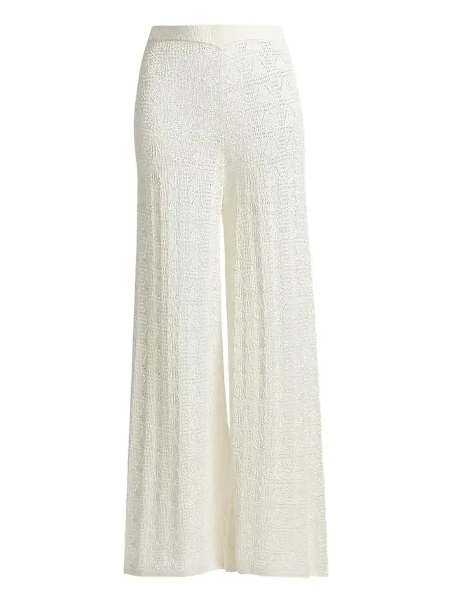Women's Egeo Lace-Knit Wide-Leg Pants Women's Egeo Lace-Knit Wide-Leg Pants