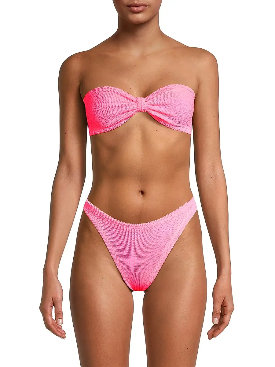 Hunza G Women's Jean Bow Two-Piece Bikini Set | Thumbnail 3 Hunza G Women's Jean Bow Two-Piece Bikini Set | Thumbnail 3