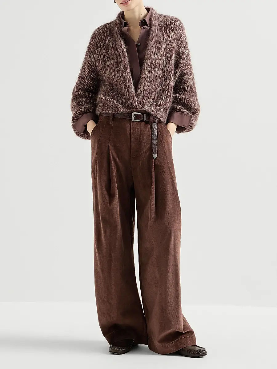 Brunello Cucinelli Women's Malfilé Mohair Cardigan | Thumbnail 6 Brunello Cucinelli Women's Malfilé Mohair Cardigan | Thumbnail 6
