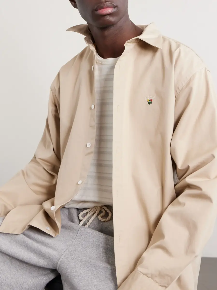 Aimé Leon Dore Logo-Embroidered Cotton Shirt | Thumbnail 5 Aimé Leon Dore Logo-Embroidered Cotton Shirt | Thumbnail 5