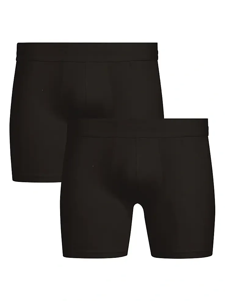 Men's Premier 2-Pack Stretch-Cotton Boxer Brief Set