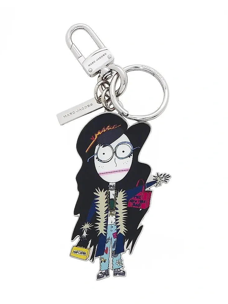 Women's Paris-Themed Enamel Bag Charm Women's Paris-Themed Enamel Bag Charm