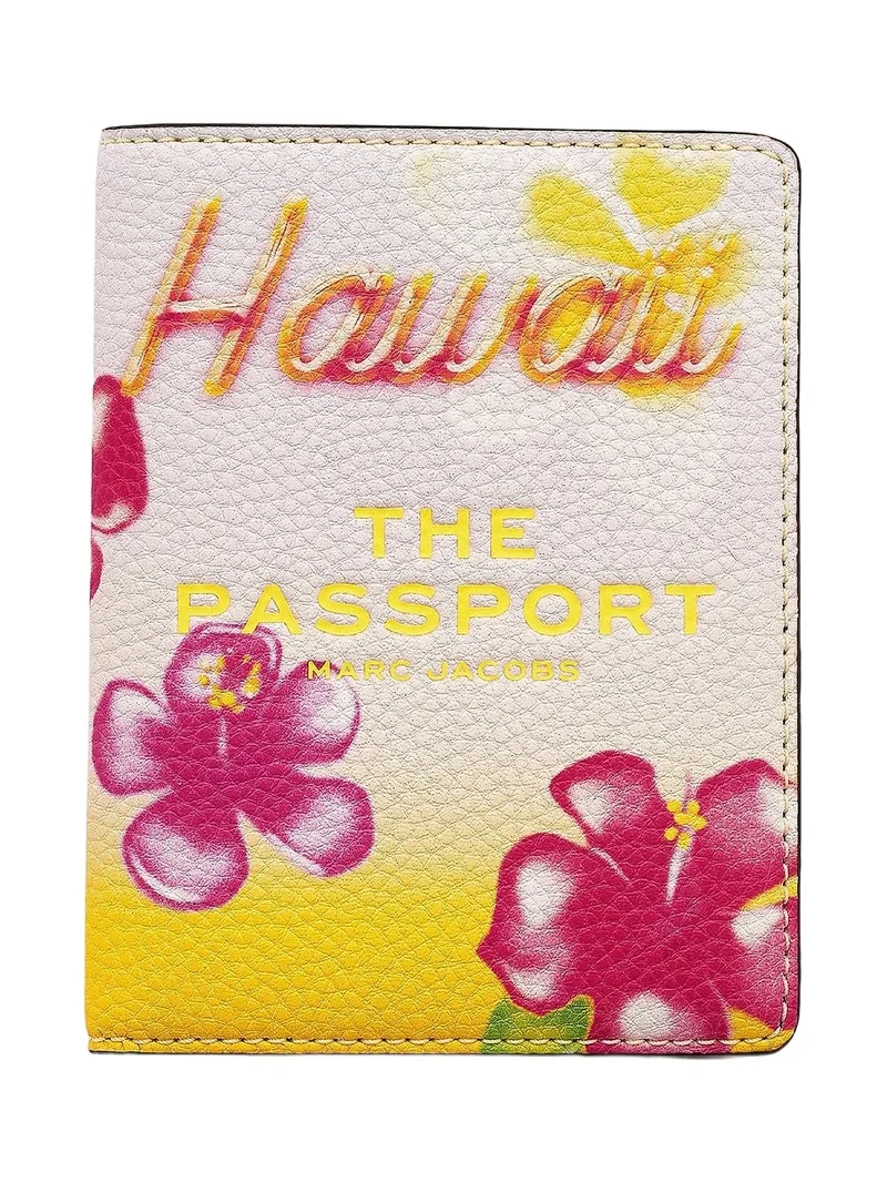 Marc Jacobs The City Hawaii-Print Passport Case