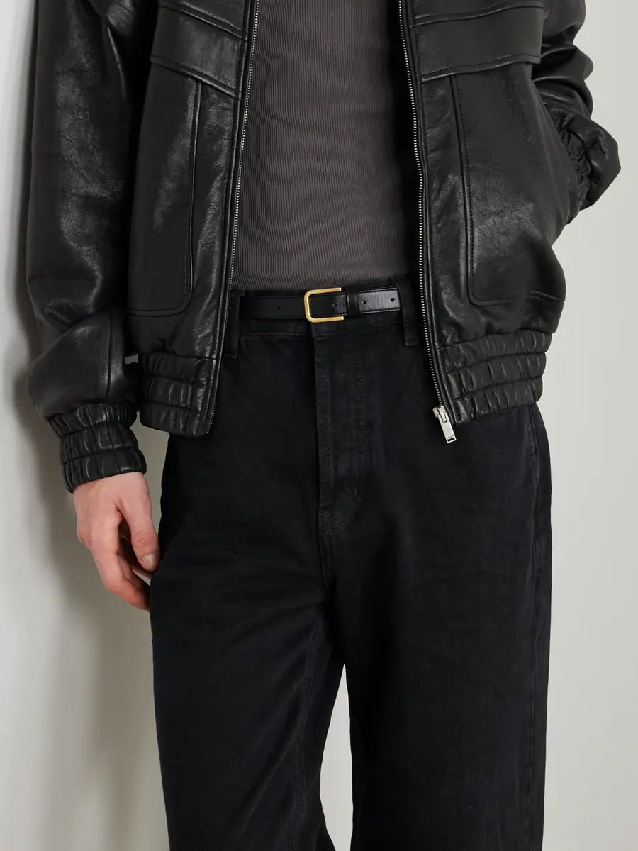 Saint Laurent Leather Belt - Men | Thumbnail 3