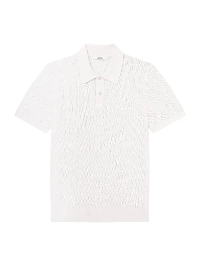 MR P. Honeycomb-Knit Organic Cotton Polo Shirt - Men | Image 1 MR P. Honeycomb-Knit Organic Cotton Polo Shirt - Men | Image 1