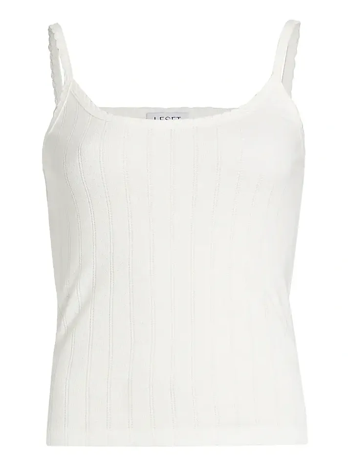 Women's Pointelle-Knit Classic Tank Women's Pointelle-Knit Classic Tank