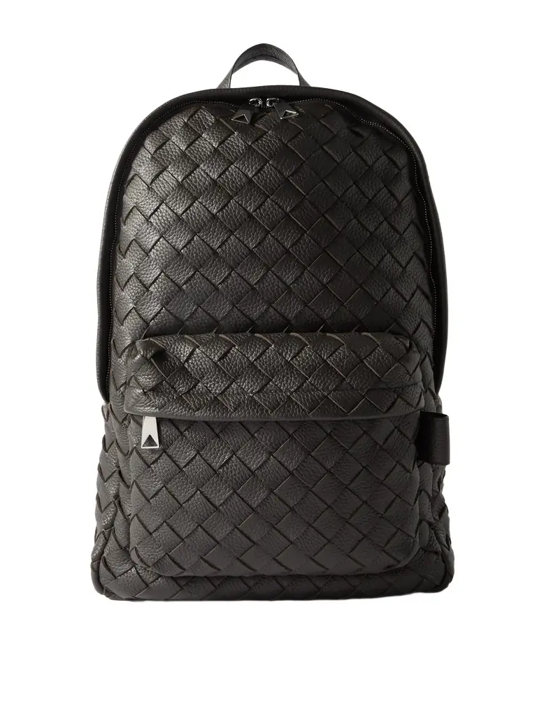 Bottega Veneta Intrecciato Full-Grain Leather Backpack - Men | Image 1 Bottega Veneta Intrecciato Full-Grain Leather Backpack - Men | Image 1
