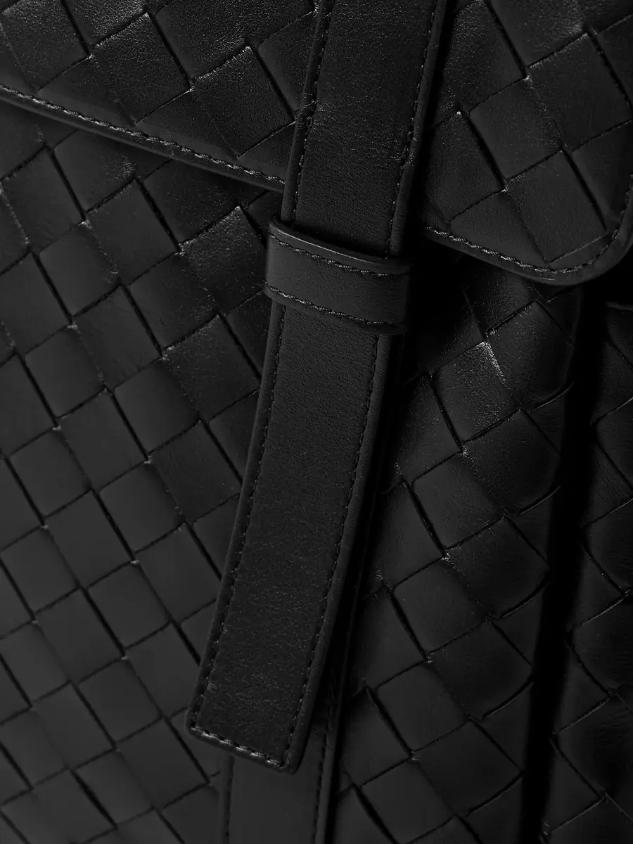 Bottega Veneta Intrecciato Leather Backpack - Men | Thumbnail 4