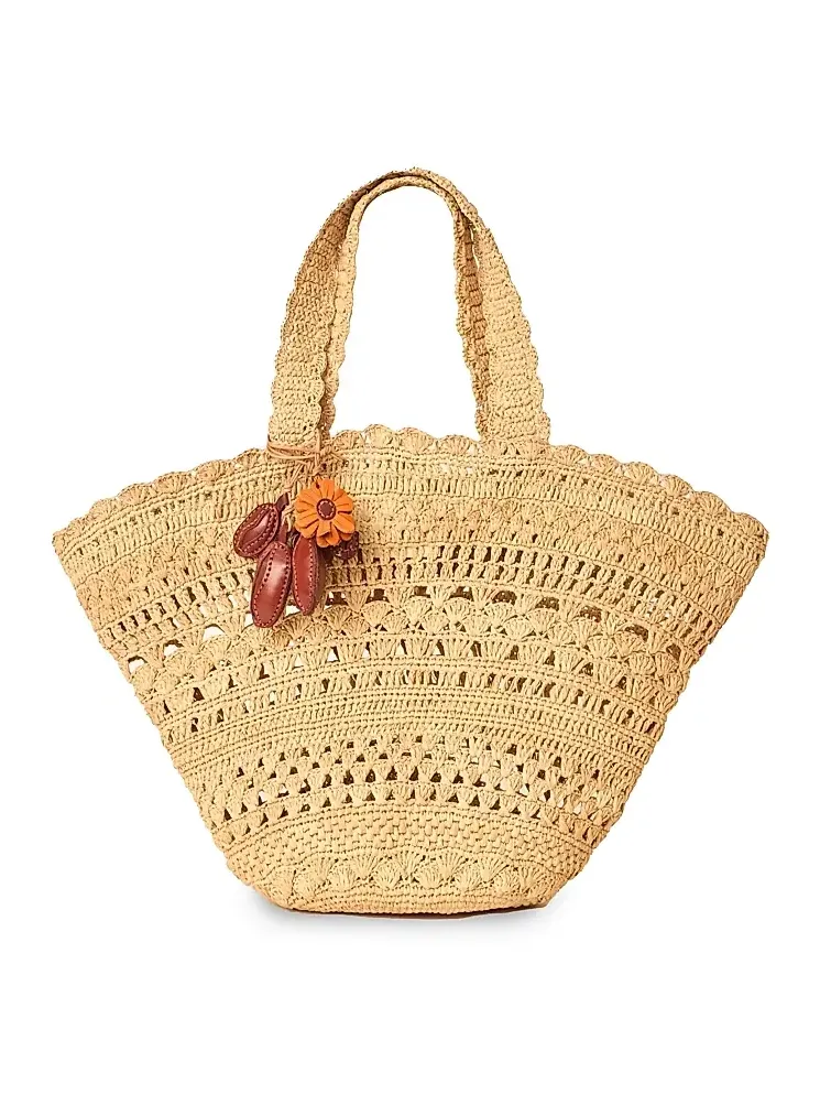 Women's Palmer Raffia Tote Bag Women's Palmer Raffia Tote Bag