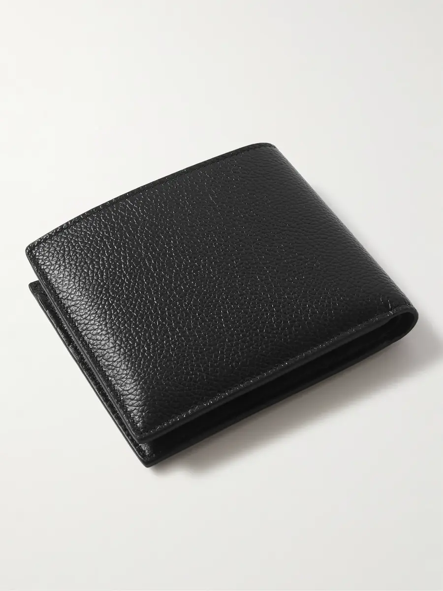 Balenciaga Logo-Print Full-Grain Leather Billfold Wallet - Men | Thumbnail 2 Balenciaga Logo-Print Full-Grain Leather Billfold Wallet - Men | Thumbnail 2