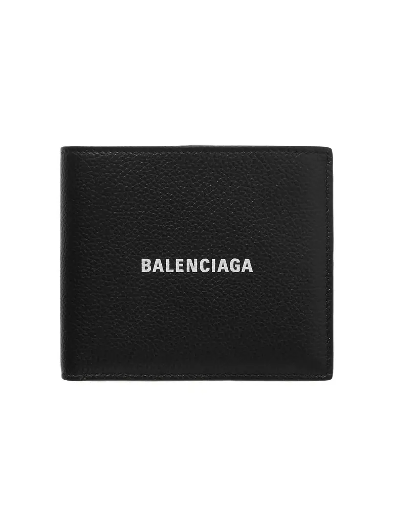 Balenciaga Logo-Print Full-Grain Leather Billfold Wallet - Men | Thumbnail 1 Balenciaga Logo-Print Full-Grain Leather Billfold Wallet - Men | Thumbnail 1