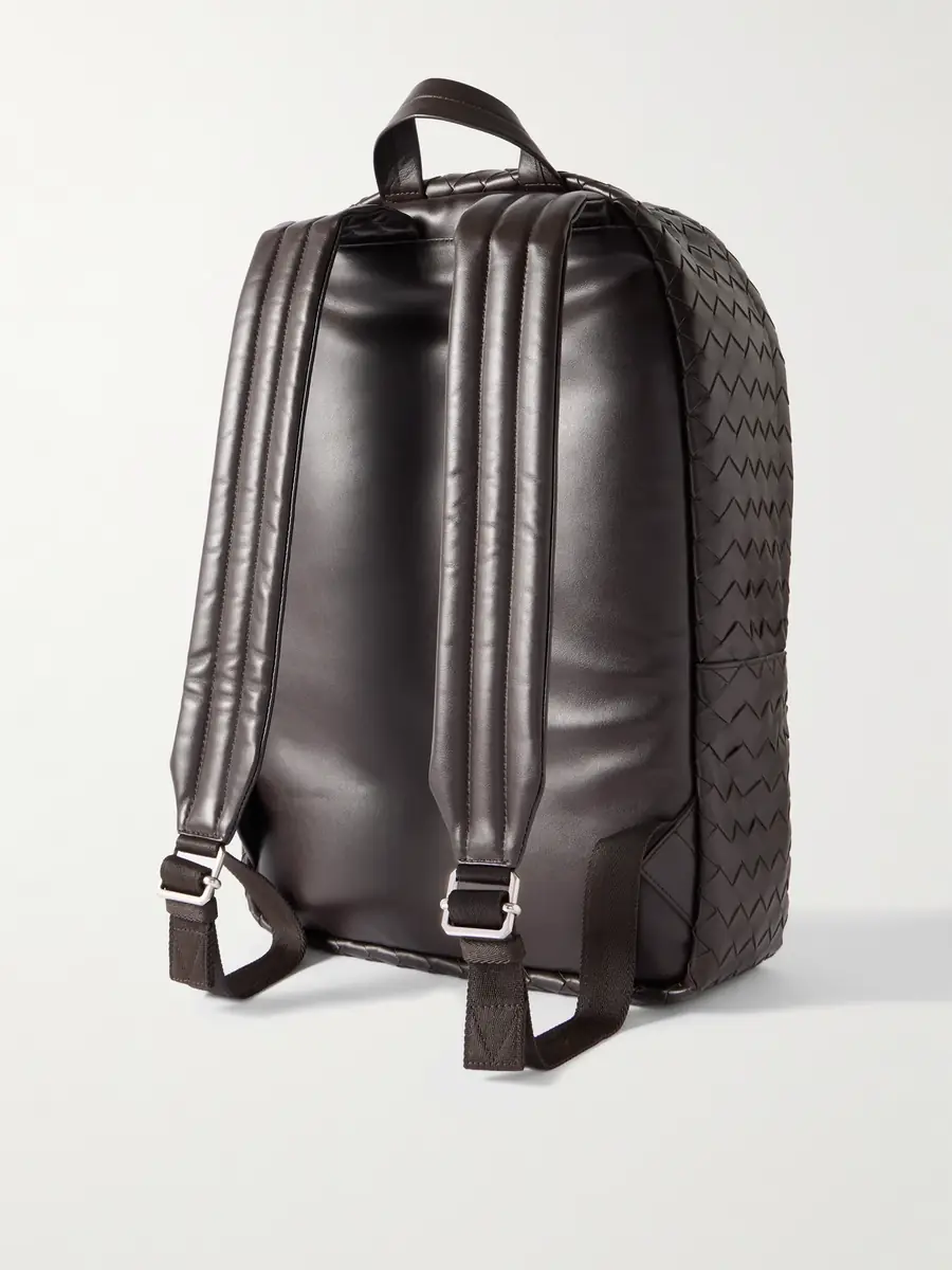 Bottega Veneta Intrecciato Leather Backpack - Men | Thumbnail 3 Bottega Veneta Intrecciato Leather Backpack - Men | Thumbnail 3