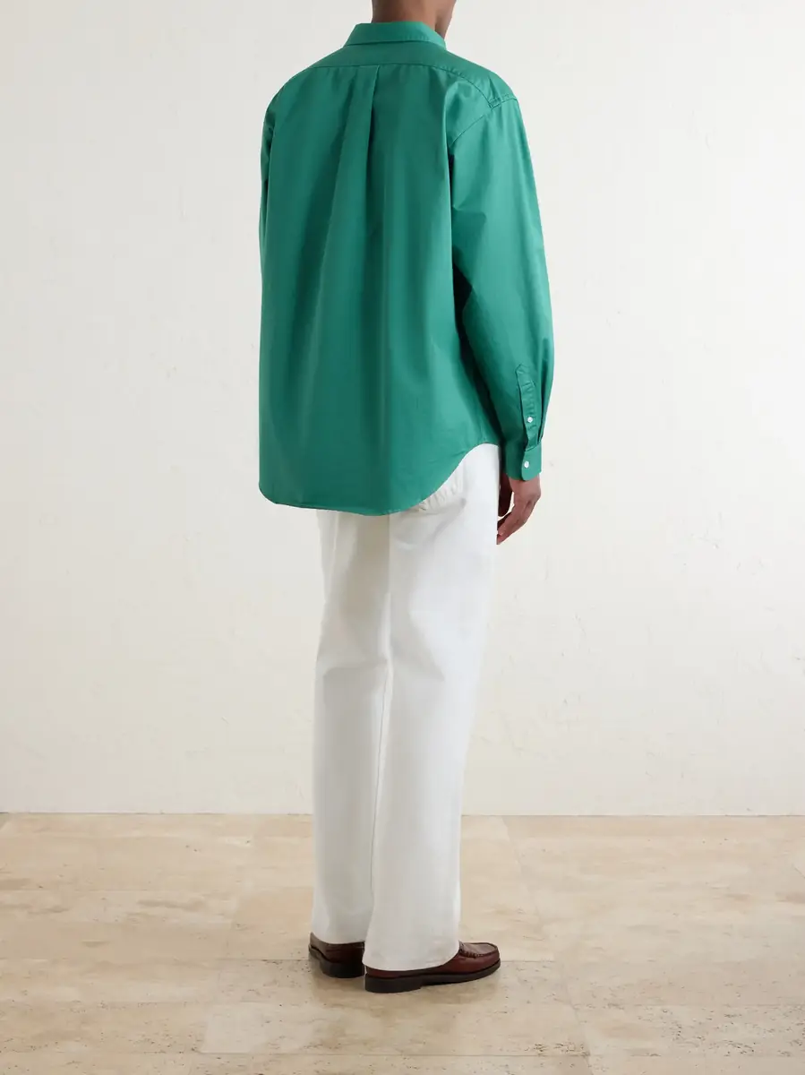 Aimé Leon Dore Logo-Embroidered Cotton Shirt | Thumbnail 4 Aimé Leon Dore Logo-Embroidered Cotton Shirt | Thumbnail 4