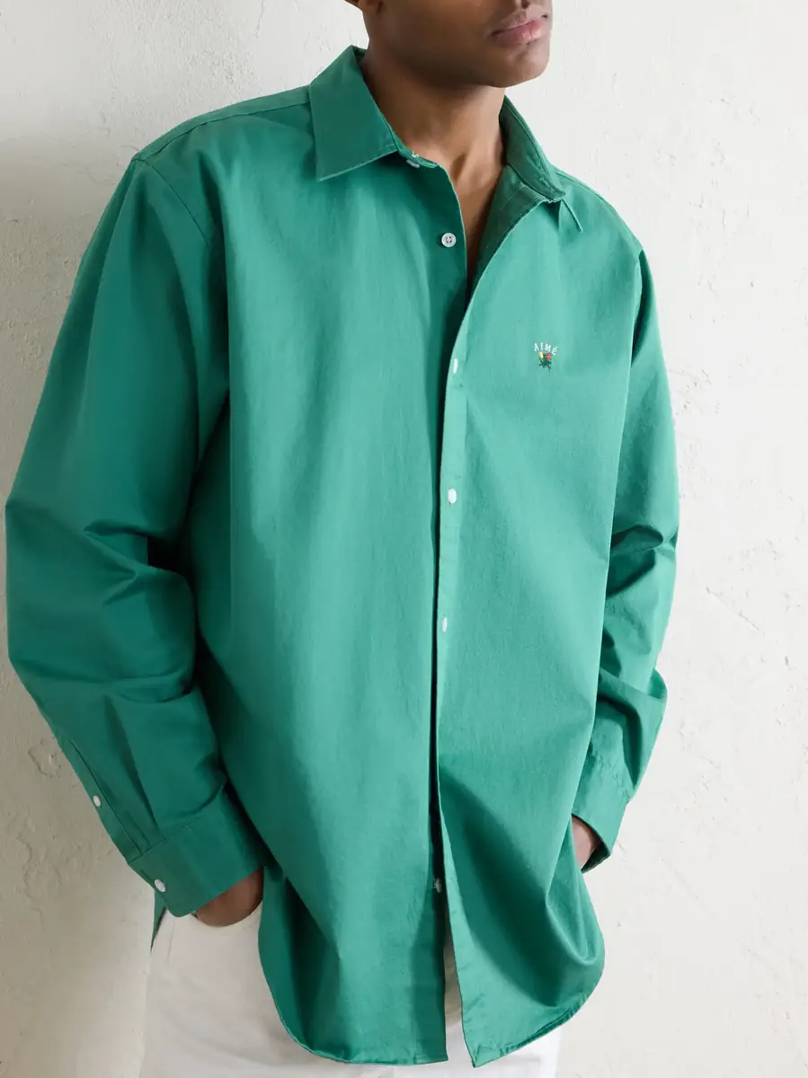 Aimé Leon Dore Logo-Embroidered Cotton Shirt | Thumbnail 5 Aimé Leon Dore Logo-Embroidered Cotton Shirt | Thumbnail 5