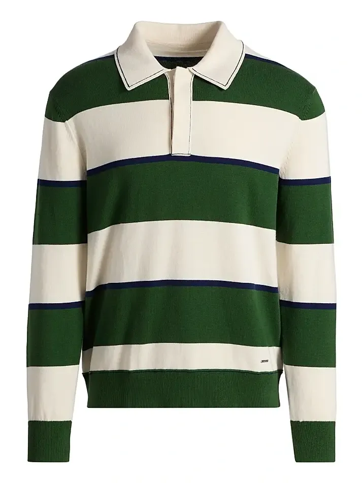 Men's Louis Cotton-Cashmere Rugby Shirt Men's Louis Cotton-Cashmere Rugby Shirt