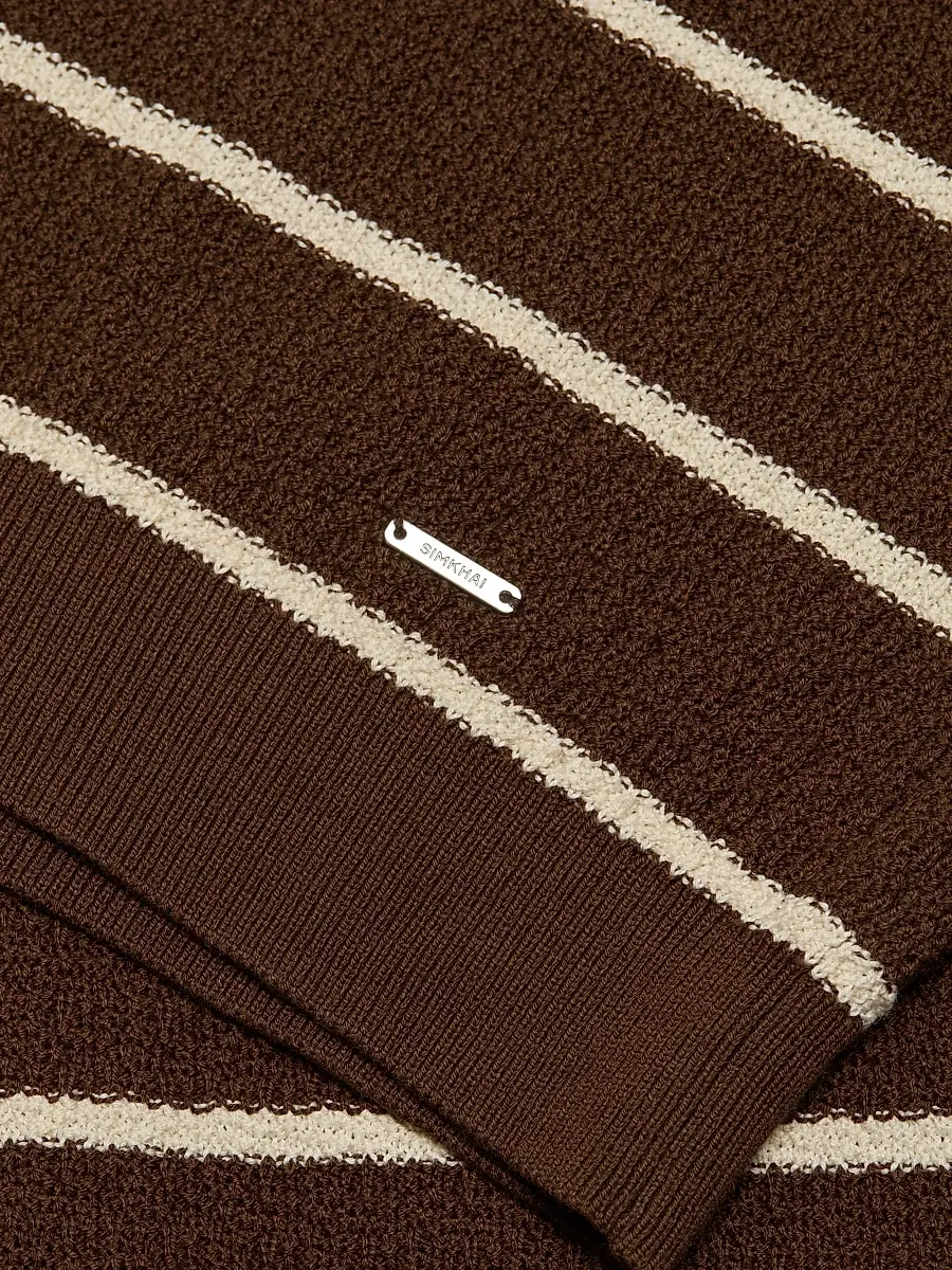 Simkhai Men's Calum Striped Polo Shirt | Thumbnail 7 Simkhai Men's Calum Striped Polo Shirt | Thumbnail 7