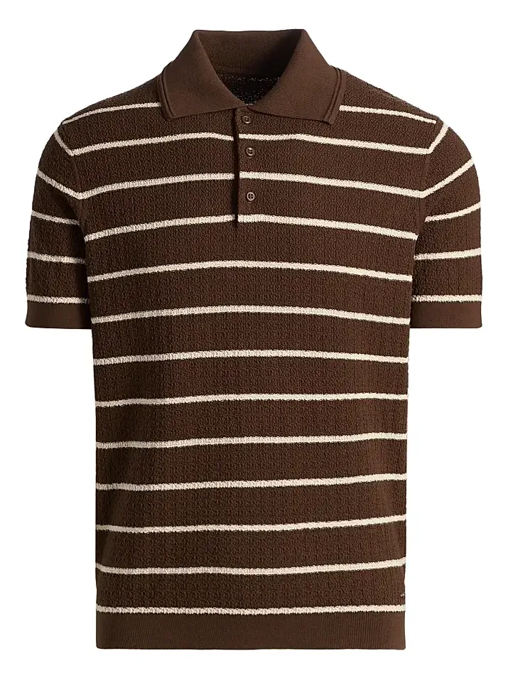 Men's Calum Striped Polo Shirt Men's Calum Striped Polo Shirt