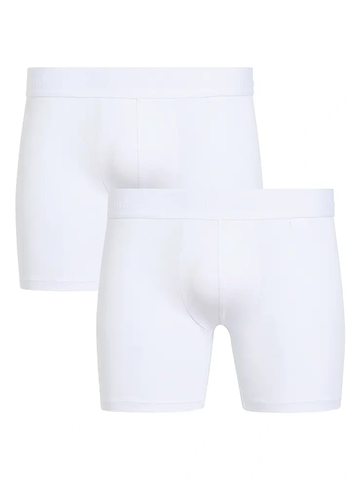Men's Premier 2-Pack Stretch-Cotton Boxer Brief Set